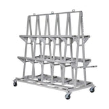 Groves HDBSC8472 Heavy Duty Backsplash Cart, Racks, Glass Handling Tools and Equipment