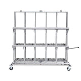 Groves HDBSC8472 Heavy Duty Backsplash Cart, Racks, Glass Handling Tools and Equipment