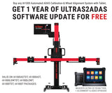 Autel IA1000LDWTDT Automated Wheel Alignment & ADAS Calibration System with MaxiSYS Ultra S2, Digital & Physical LDW Targets, 27-Inch Monitors, Robotic Laser-Guided Positioning System