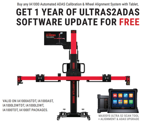 Autel IA1000LDWTDT Automated Wheel Alignment & ADAS Calibration System ...