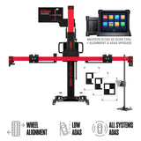 Autel IA1000AST Automated ADAS Calibration & Wheel Alignment System with MaxiSYS Ultra S2 Tablet, LDW Targets & Advanced Vehicle Diagnostics