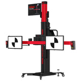 Autel IA1000LDWTDT Automated Wheel Alignment & ADAS Calibration System with MaxiSYS Ultra S2, Digital & Physical LDW Targets, 27-Inch Monitors, Robotic Laser-Guided Positioning System