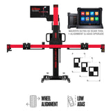 Autel IA1000LDWT Automated Wheel Alignment & ADAS Calibration System with MaxiSYS Ultra S2, LDW Physical Targets & Robotic Positioning