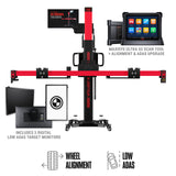Autel IA1000TDT Automated Wheel Alignment & ADAS Calibration System with MaxiSYS Ultra S2, Digital LDW Targets, Robotic Positioning & 27-Inch Monitors