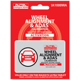 Autel IA1000WAUP Upgrade Card for MaxiSYS Ultra S2 with IA1000 Wheel Alignment, Static & Dynamic ADAS Calibration Software for Camera Radar & LiDAR Systems