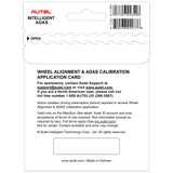 Autel IA1000WAUP Upgrade Card for MaxiSYS Ultra S2 with IA1000 Wheel Alignment, Static & Dynamic ADAS Calibration Software for Camera Radar & LiDAR Systems