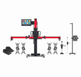 Autel IA900WA Wheel Alignment and ADAS Calibration System Frame with 24 Inch Touchscreen, 6 HD Cameras, Robotic Positioning, 0.02° Accuracy, No Tablet Included