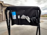 IRON HIDE Glass Stand Caddy – Professional Auto Glass Technician Organizer | Heavy-Duty Waterproof Pouch for Tools, Gloves & Sprays | Fits Most Windshield Stands