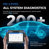 TOPDON Phoenix Lite 2 Automotive Scan Tool – 8” Android Tablet, OE-Level Full-System Diagnostics, Bi-Directional Control, Online Coding, Wireless Bluetooth VCI, FCA Gateway Access, 35 Maintenance Services, 200+ Vehicle Coverage