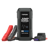 JumpSurge 1500 Peak Amp Car Jump Starter, Power Bank & Flashlight – 25 Jumps, BOOST Mode, 10,000mAh, QC18W Fast Charging & Multiple Safety Protections