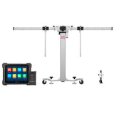 Autel MA600 LDW Front Camera ADAS Calibration System with MS909 S2 Diagnostic Tablet, Portable Frame, Laser Alignment Tools & Multi-Vehicle LDW Targets