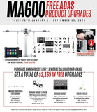 Autel MA60020T MA600 LDW 2.0 Package - MA600 Frame, MS909 S2 Tablet, Targets and ADAS Software