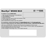 Autel Total Care Program (TCP) Card for MS906MAX – 1 Year Software Updates & Warranty Extension (MS906MAX1YR)