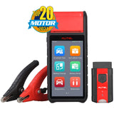 Autel MS908CVII Commercial Vehicle Diagnostic Tablet Bundle with BT608 Battery Tester, BTAK Multimeter Kit, 9.7” Wireless Screen, Bi-Directional Controls & J2534 Bluetooth VCI