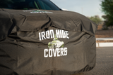 FULL IRON HIDE Full Front Cover for Auto Glass Repair – Heavy-Duty Vehicle Protection Cover for Windshield Repair & Replacement | Scratch-Resistant, Waterproof, Universal Fit for Cars, Trucks & SUVs COVER