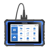 TOPDON Phoenix Nano Automotive Diagnostic Scanner, 8-Inch Android Touchscreen, Full-System OE-Level Diagnostics, CAN-FD & DoIP Protocols, FCA Gateway Access, Online Coding, ADAS Support, 32 Reset Functions