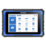 TOPDON Phoenix Nano Automotive Diagnostic Scanner, 8-Inch Android Touchscreen, Full-System OE-Level Diagnostics, CAN-FD & DoIP Protocols, FCA Gateway Access, Online Coding, ADAS Support, 32 Reset Functions