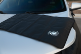 IRON HIDE Chip Repair Cover – Professional Paint & Hood Protection for Windshield Chip Repair | Durable, Non-Slip, Waterproof Auto Glass Service Cover