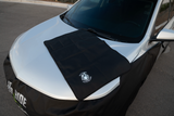 IRON HIDE Chip Repair Cover – Professional Paint & Hood Protection for Windshield Chip Repair | Durable, Non-Slip, Waterproof Auto Glass Service Cover