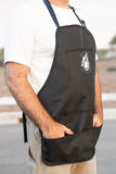 IRON HIDE Heavy-Duty Auto Glass Technician Apron – Professional Windshield Repair & Replacement Work Apron | Waterproof, Scratch-Resistant, Adjustable Fit with Utility Pockets for Tools