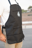 IRON HIDE Heavy-Duty Auto Glass Technician Apron – Professional Windshield Repair & Replacement Work Apron | Waterproof, Scratch-Resistant, Adjustable Fit with Utility Pockets for Tools