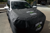 IRON HIDE Hood Cover for Auto Glass Repair – Heavy-Duty Front-End Protection Cover for Windshield Replacement & Detailing | Waterproof, Scratch-Resistant, Universal Fit for Cars, Trucks & SUVs
