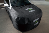 IRON HIDE Hood Cover for Auto Glass Repair – Heavy-Duty Front-End Protection Cover for Windshield Replacement & Detailing | Waterproof, Scratch-Resistant, Universal Fit for Cars, Trucks & SUVs