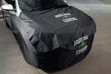 IRON HIDE Hood Cover for Auto Glass Repair – Heavy-Duty Front-End Protection Cover for Windshield Replacement & Detailing | Waterproof, Scratch-Resistant, Universal Fit for Cars, Trucks & SUVs