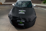 IRON HIDE Hood Cover for Auto Glass Repair – Heavy-Duty Front-End Protection Cover for Windshield Replacement & Detailing | Waterproof, Scratch-Resistant, Universal Fit for Cars, Trucks & SUVs