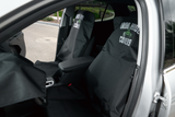 IRON HIDE Seat Cover Set – Heavy-Duty Waterproof Covers for Auto Glass Repair & Windshield Replacement | Professional Interior Protection for Cars, Trucks & SUVs (2-Pack)