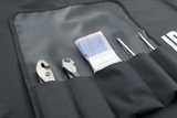 IRON HIDE Tool Caddy – Professional Windshield Repair Organizer with Built-In Tool Pockets | Durable, Waterproof Auto Glass Technician Work Mat