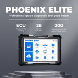 TOPDON Phoenix Elite Professional Diagnostic Scanner | 10.1" Android 10 Tablet Tool with 4-Core 2.0GHz CPU | Full-System OE-Level Diagnostics, Coding, Active Tests & ADAS Support