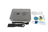 GlasWeld Gforce Max Essential Glass Scratch Removal Kit – Professional One-Step Scratch Repair System for Auto Glass, Windows & Flat Glass – Includes Gforce Max, Water Feed System, Polishing Compound, Disk & Accessories