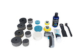 GlasWeld Gforce Max XL Glass Scratch Removal Kit – Professional One-Step & Multi-Step Scratch Repair System for Auto Glass, Windshields, Flat Glass & Windows – Heavy Scratch Removal, Water Feed, Microforce Disks & ProClean