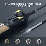 Thinkcar ES102 USB Endoscope - 5.5mm HD Automotive Inspection Camera with 6 LED Lights & 35" Flexible Probe