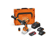 FEIN ASCM 18-4 QMP AS High Torque 4 Speed Hammer Drill Driver Set 71161562090 Cordless Power Tool Kit with Battery Charger Bits and Tool Case