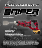 Equalizer® Sniper™ with 120V Charger Auto Glass cut out  Removal tool  powerful, brushless motor - PER ORDER