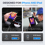 TC002 iOS Thermal Camera for iPhone/iPad – 256x192 IR, -4°F to 1022°F, 0.1°C Accuracy, High Sensitivity, Portable & Rugged for Home, Automotive, HVAC, and Industrial Use