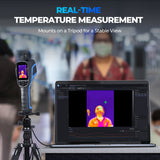 TC005 Handheld Thermal Camera | 256×192 IR Sensor | −20°C to 550°C (−4°F to 1022°F) | 12-Hour Runtime | 56° FOV, 4 Imaging Modes, Pseudo-Color, 2MP Visible Camera, Picture-in-Picture, PC Projection | IP54 Rugged Design