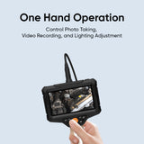 Thinkcar TES205 Professional Video Endoscope - 5.5mm HD Inspection Camera with 5" Display & 6 LED Lights