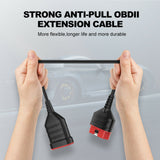 ThinkCar OBD2 Extension Cable - 19" Replacement 16 Pin OBD2 Extension Cable Adapter Cord For Vehicle Diagnostic Tool Scanner