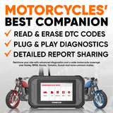 ThinkCar ThinkCheck M70 Moto - Plug & Play Motorcycle/UTVs Diagnostic Tool