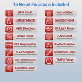 ThinkCar Auto Diagnostic Testing OBD2 Scanner - with TPMS Reset Tool And 4 Tire Pressure Sensors Bundle