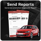 ThinkCar Auto Diagnostic Testing OBD2 Scanner - with TPMS Reset Tool And 4 Tire Pressure Sensors Bundle