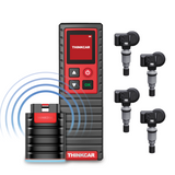 ThinkCar Auto Diagnostic Testing OBD2 Scanner - with TPMS Reset Tool And 4 Tire Pressure Sensors Bundle