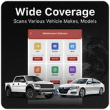 ThinkCar Auto Diagnostic Testing OBD2 Scanner - with TPMS Reset Tool And 4 Tire Pressure Sensors Bundle