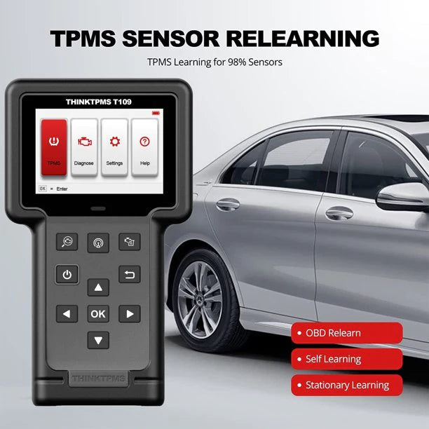 3.5 inch TPMS OBD2 Scanner Car Code Reader Tire Pressure System Relear –  JAAGS