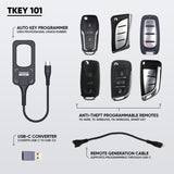 ThinkCar TKey 101 - Universal Car Key Programmer Equipment with 6 Unit Remote Keys For Platinum S20, S12, S10 PRO, S10 CAN FD