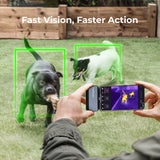 TOPDON TS001 Long-Focus Android Thermal Imager, 256x192 IR Resolution, 25Hz Frame Rate, Adjustable 9mm Lens, -20°C to 550°C, High-Precision Temperature Detection, PCB, Auto Repair & Building Inspection
