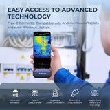 TOPDON TC001 Smartphone & Tablet Thermal Imaging Camera – 256×192 IR Resolution, -4°F to 1022°F Temperature Range, USB-C Plug & Play, Android & Windows Compatible, Portable Infrared Thermography Tool